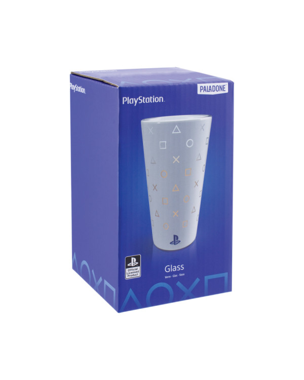 Vaso alto cristal mate iconos PS5.ENVÍO GRATUITO!!