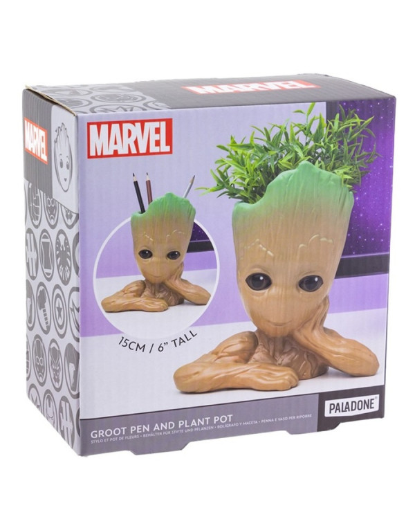 Lapicero-macetero Groot Guardianes de la Galaxia de Marvel.ENVÍO GRATUITO!!