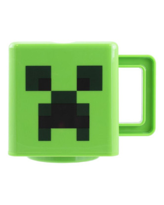 Taza 3D con asa en forma de cabeza Creeper de Minecraft 500ml.ENVÍO GRATUITO!!