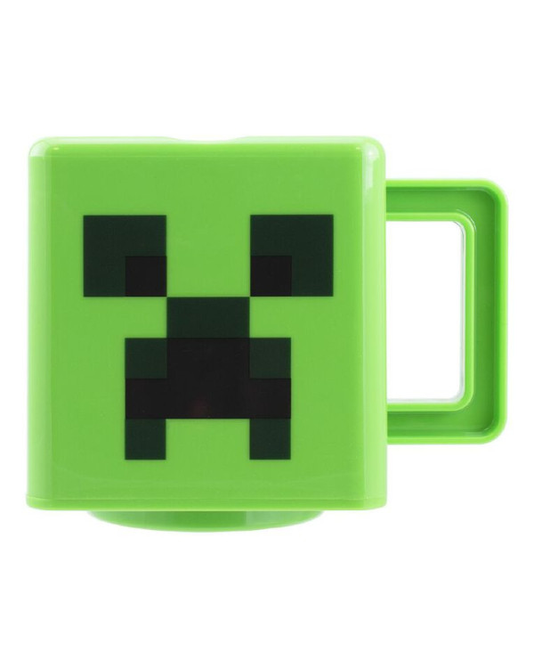 Taza 3D con asa en forma de cabeza Creeper de Minecraft 500ml.ENVÍO GRATUITO!!