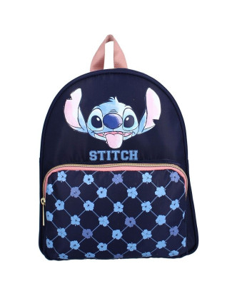 Mochila casual Stitch de Disney con motivos florales >6 años