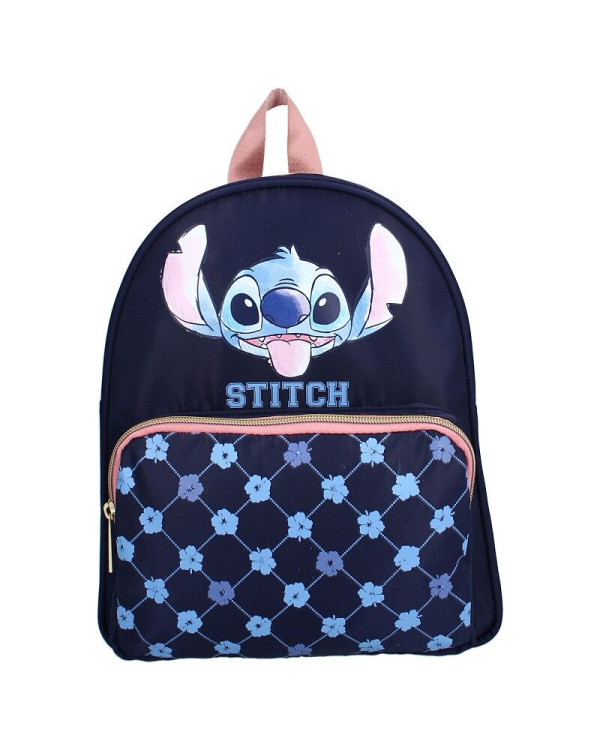 Mochila casual Stitch de Disney con motivos florales >6 años