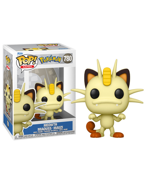 Funko Pop Games Meowth de Pokémon.ENVÍO GRATUITO!!