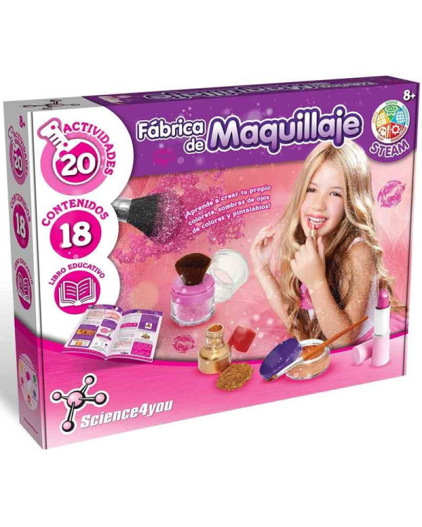 Juego Kit fábrica de maquillaje de Science4you >8 años.ENVÍO GRATUITO!!