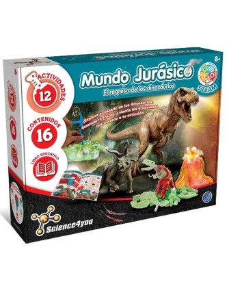 Juego Super kit mundo Jurásico de Science for you >8 años.ENVÍO GRATUITO!!