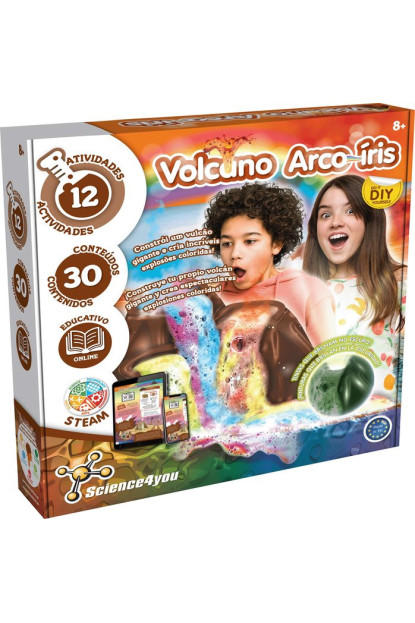 Juego educativo experimentos Volcán Arco-íris > 8 años con ENVÍO GRATIS!!