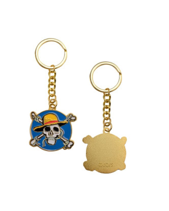 Llavero metal Escudo Monkey D.Luffy de One Piece.