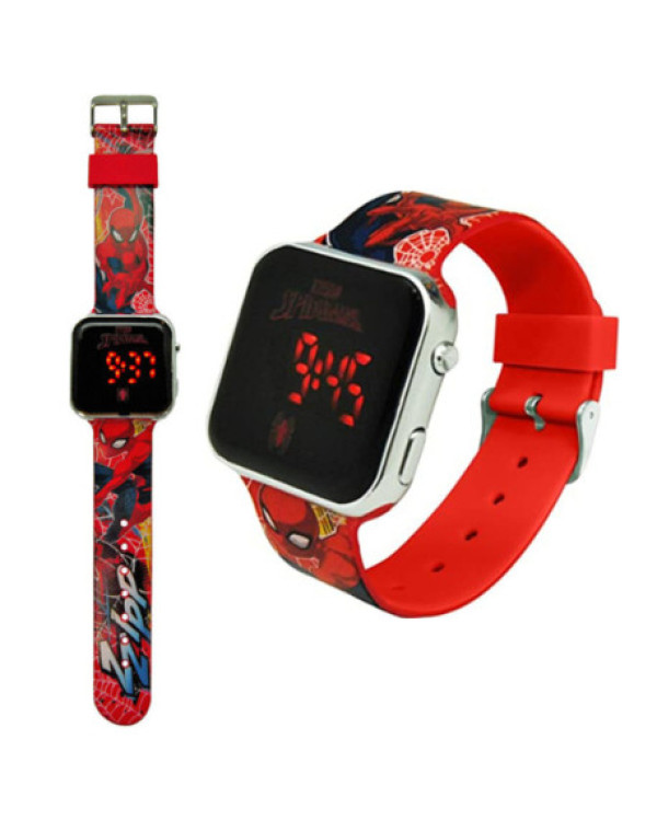 Reloj con pantalla Led Spider-Man de Marvel.ENVÍO GRATUITO!!