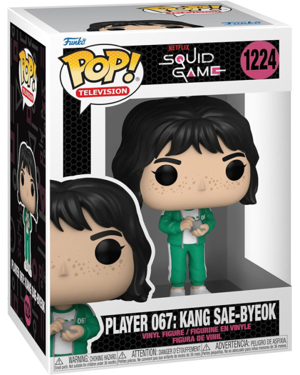 Funko Pop Player 067: Kang Sae-Byeok Squid Game.ENVÍO GRATUITO!!