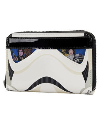 Cartera Loungefly Stormtrooper con Han Solo y Leia en 3D de Star Wars.ENVÍO GRATUITO!!