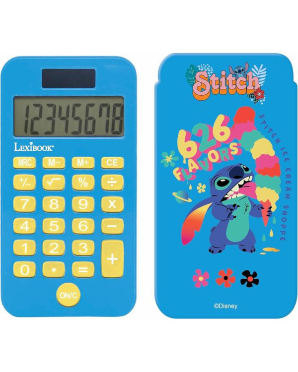 Calculadora Stitch de Disney con tapa > 3 años