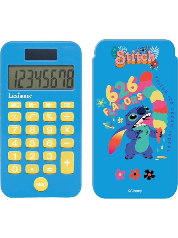 Calculadora Stitch de Disney con tapa > 3 años