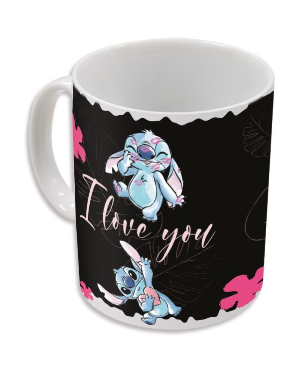 Taza termocromática Stitch de Disney, de cerámica 325ml.ENVÍO GRATUITO!!