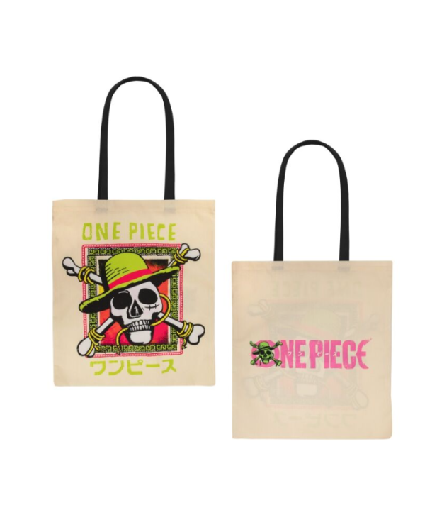 Bolsa Tote One Piece Logo Calavera Live Action