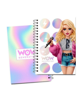 Libreta WoW Collection A5 con anillas y rayas