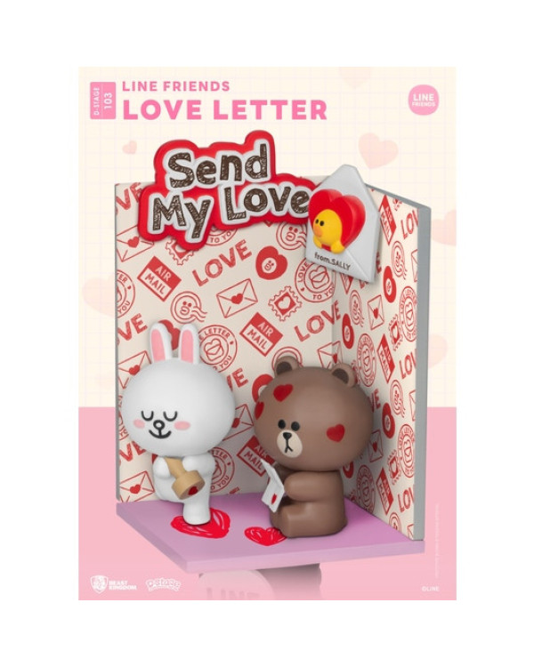 Figura Line Friends una carta de amor para Sally >14 años.ENVÍO GRATUITO!!