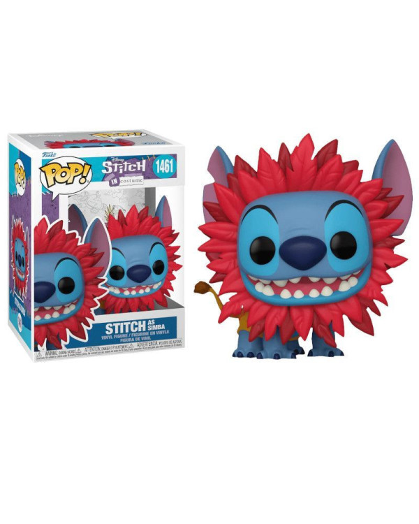 Funko Pop Stitch como Simba de El Rey León de Disney.ENVÍO GRATUITO!!