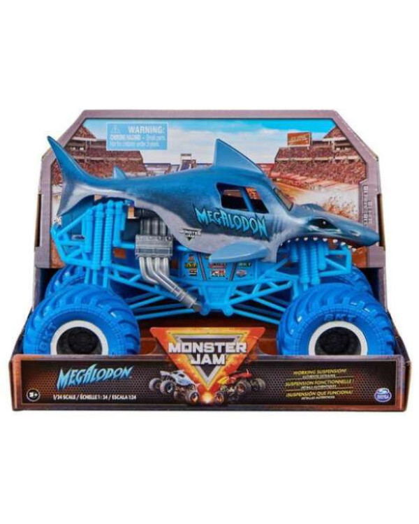 Monster Jam Megalodon escala 1:24 >3 años.