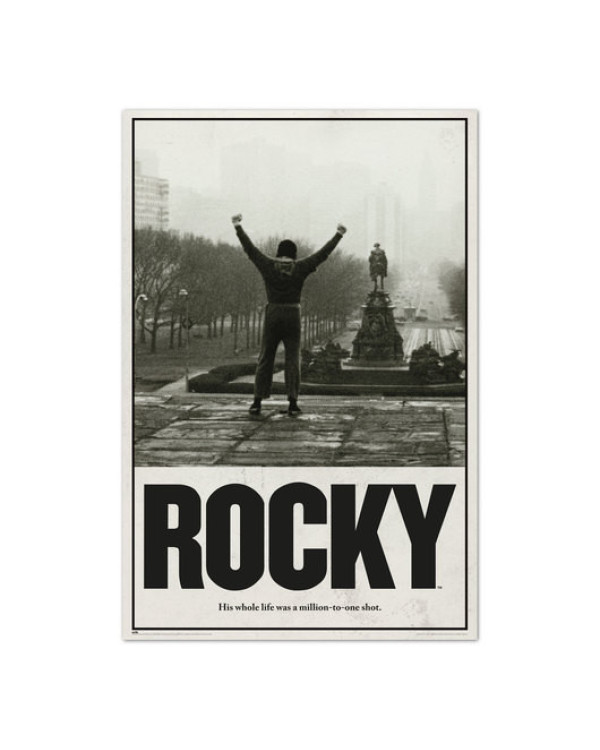 Maxi Póster Rocky corriendo por las calles de Filadelfia 91,5x61cm GPE5754.ENVÍO GRATUITO!!