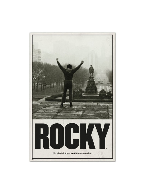 Póster Rocky escena mítica en Filadelfia 91,5x61cm GPE5754.ENVÍO GRATIS!!