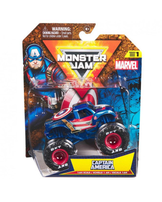 Monster Jam Capitán America de MARVEL