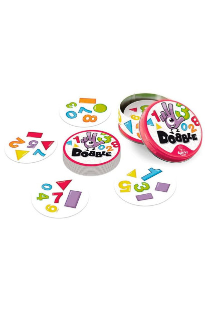 Juego Dobble de números, observación y reflejos Juego Dobble de números, observación y reflejos