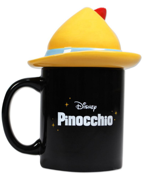 Taza 3D Pinocho con tapa sombrero tirolés de Disney.ENVÍO GRATUITO!!