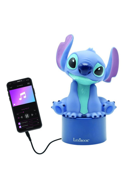 Altavoz Stitch de Disney con luz nocturna >3 años con ENVÍO GRATIS!!