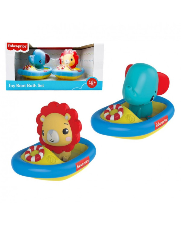 Pack de barcos con León y Elefante de Fisher-Price >12 meses.ENVÍO GRATUITO!!