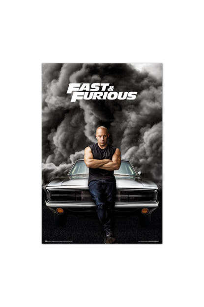  Póster Toretto Fast & Furious con ENVÍO GRATIS!!