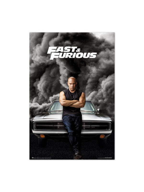  Póster Toretto Fast & Furious con ENVÍO GRATIS!!