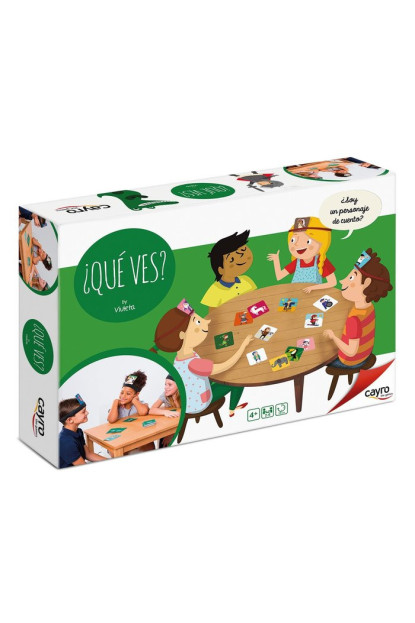 Juego de mesa educativo ¿Qué ves? de Cayro >5 años con ENVÍO GRATIS!!