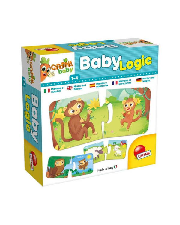 Puzzle Baby Logic Une a mamá con su cachorro Pedagogía activa 24 piezas >2 años.ENVÍO GRATUITO!!