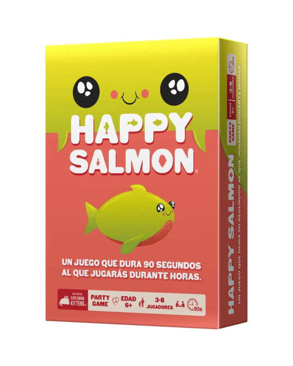 Juego Happy Salmon de Exploding Kittens >6 años.ENVÍO GRATUITO!!