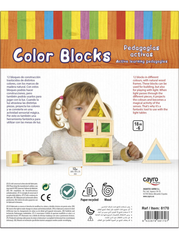 Juego de construcción Color Blocks con envío gratis!!