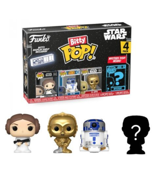 Pack Funko 4 Bitty Pop Star Wars.ENVÍO GRATUITO!!