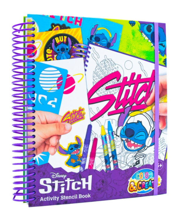 Libro de Actividades Stitch con plantillas >3 años