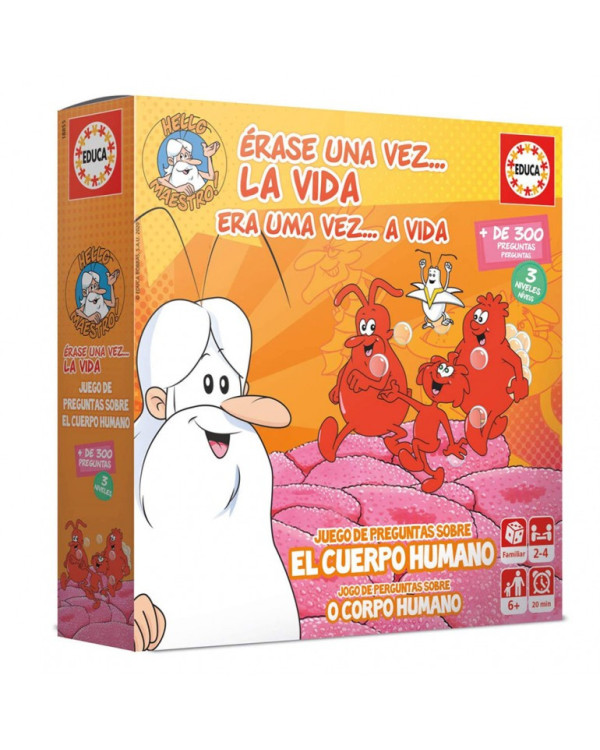 Juego Erase una vez el cuerpo humano de Educa >6 años.ENVÍO GRATUITO!!