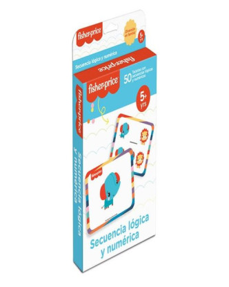 Pack de tarjetas aprendizaje de secuencia lógica y numérica de Fisher-Price >5 años.ENVÍO GRATUITO!!