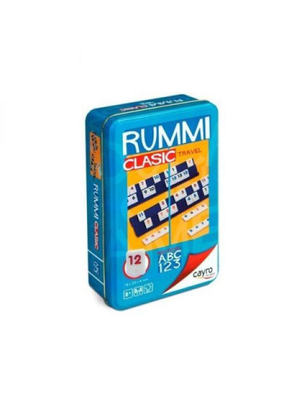 Juego RUMMI CLASIC Travel caja metálica con envío gratis!!