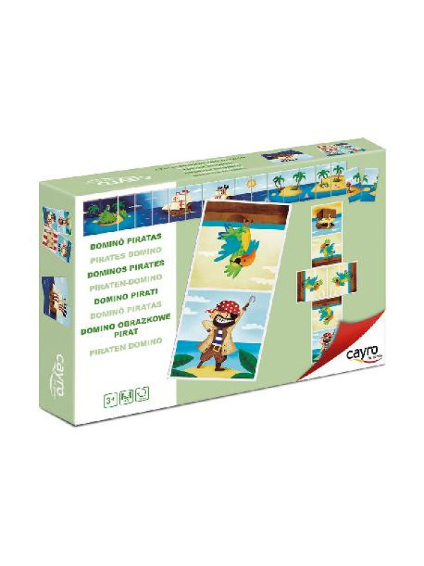 Juego Dominó Piratas + puzzle con envío gratis!!
