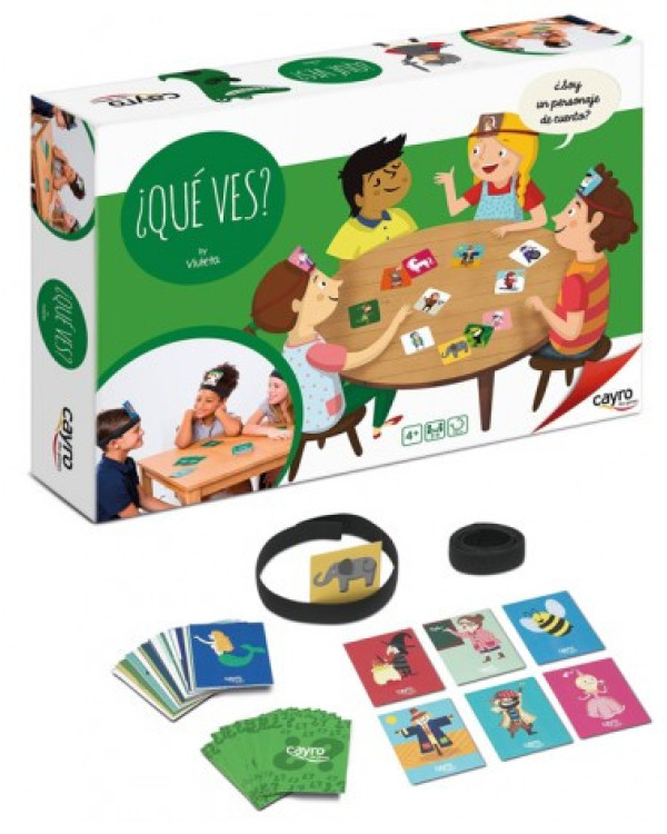 Juego de mesa educativo ¿Qué ves? de Cayro >5 años