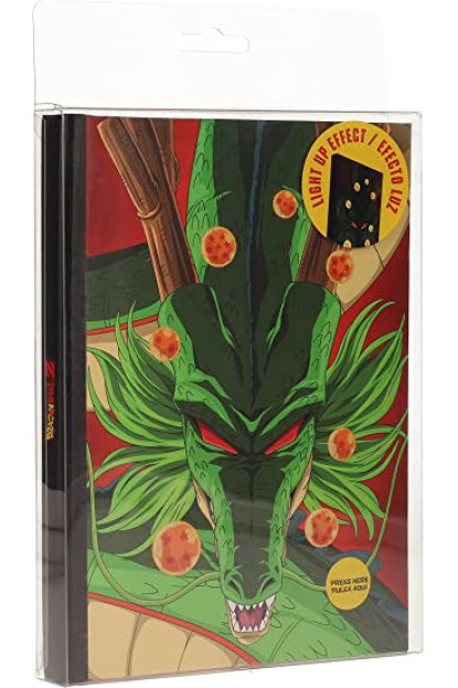 Libreta A5 con luz Shenron y las 7 bolas deDragon Ball Z