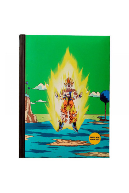 Libreta A5 con luz Dragon Ball Z con envío gratis!!