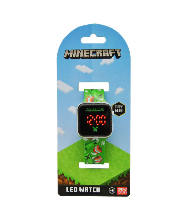 Reloj Led Creeper de Minecraft.ENVÍO GRATUITO!!