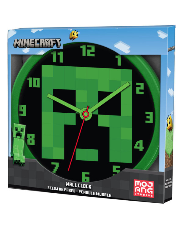 Reloj de pared Creeper de Minecraft.ENVÍO GRATUITO!!