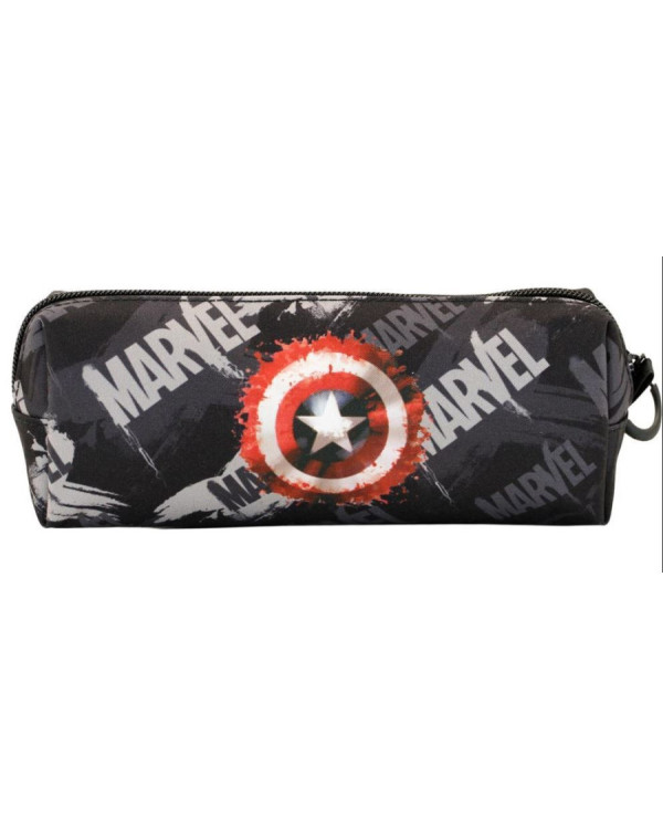 Estuche escolar logo Capitán América de Marvel.ENVÍO GRATUITO!!