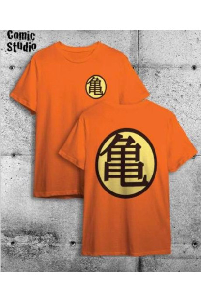 Camiseta Dragon Ball Z logo Kanji Kame talla M