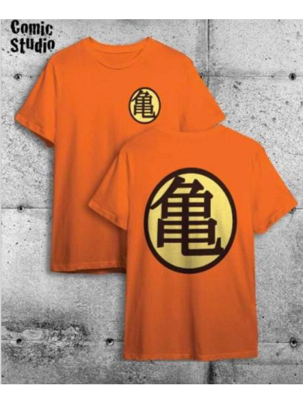 Camiseta Dragon Ball Z logo Kanji Kame talla M