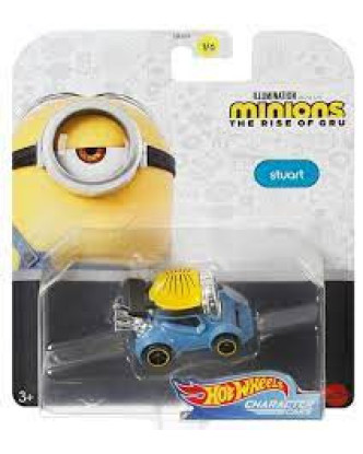 Hot Wheels Stuart de Minions of The Gru.ENVÍO GRATUITO!!